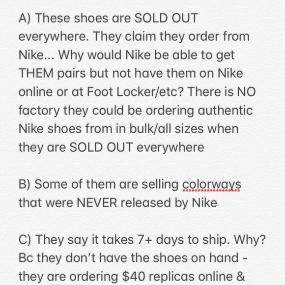 Nike VAPORMAX PLUS fakes SCAMMER ALERT 🚨 - Picture 3 of 5